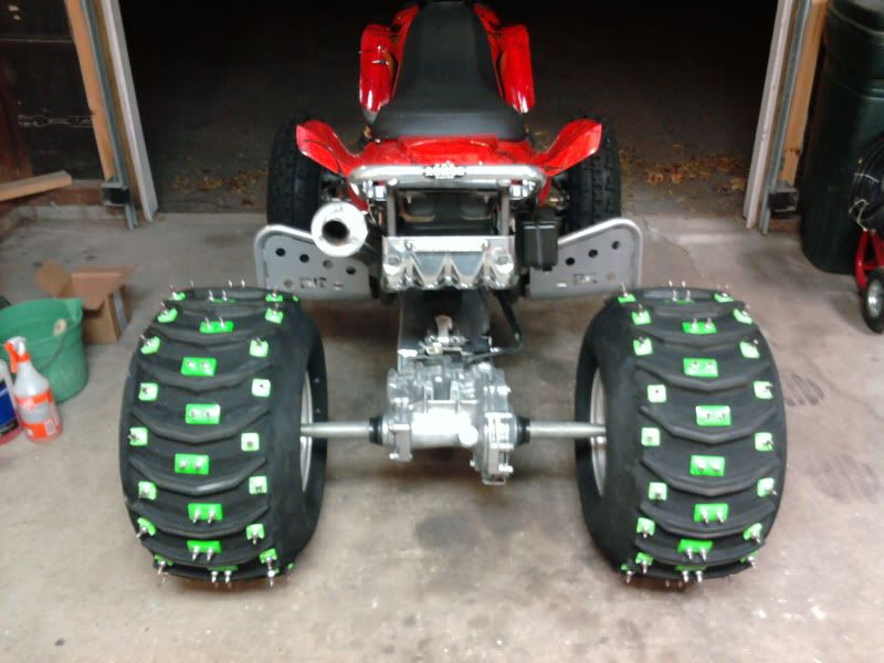 25" Super Modified Spiked Realtor Tires Kawasaki ATV Forum